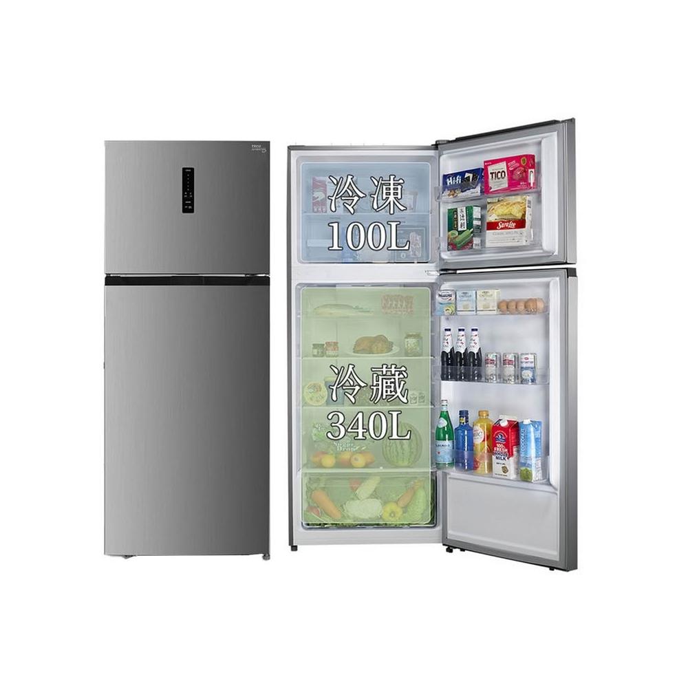 【TECO 東元】440公升一級能效雙門變頻冰箱R4405XN~含拆箱定位+舊機回收