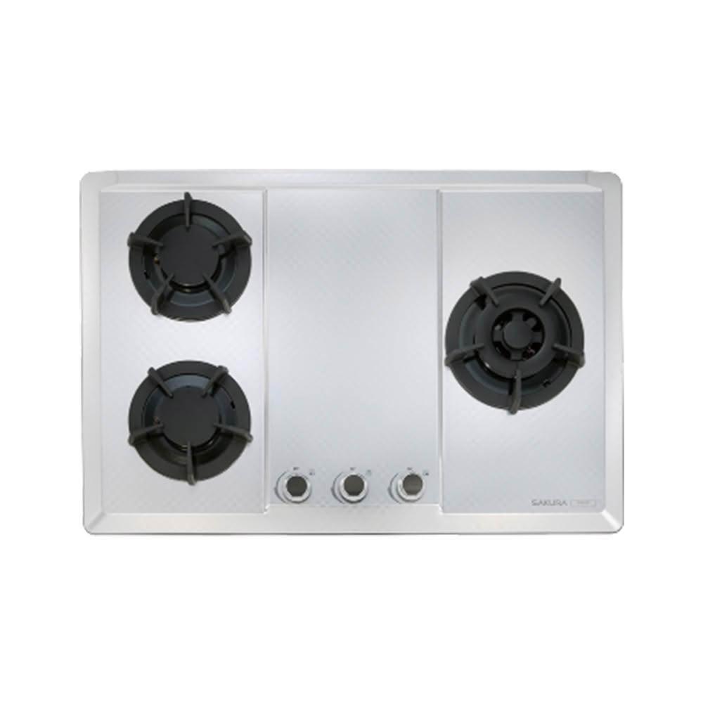【SAKURA 櫻花】櫻花 SAKURA 三口爐 檯面爐 瓦斯爐 G2633S 不鏽鋼 (僅限 中彰投 含基本安裝)