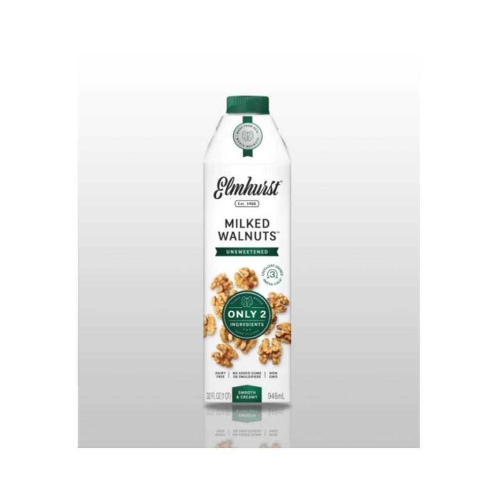 Elmhurst1925原味無加糖核桃奶 946mL乙入無麩質.無油.無膠.最簡單純粹的好味道