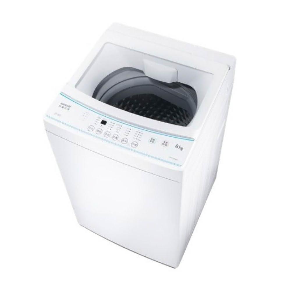 【SANLUX 台灣三洋】家電速配 單槽洗衣機系列 容量8kg 全自動智慧型控制 全景式玻璃上蓋 單槽洗衣機(ASW-80MD)