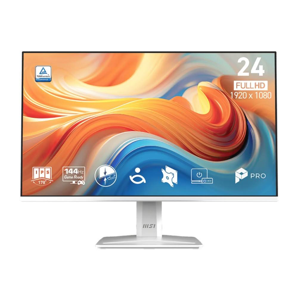 【MSI 微星】MP243W E14 專業顯示器 (24吋/FHD/144Hz/IPS/內置喇叭/三年保固)