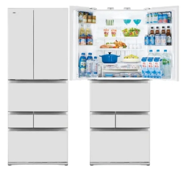 【TOSHIBA 東芝】GR-ZP550TFW(UW) 551L 無邊框玻璃六門變頻電冰箱 (含基本安裝)