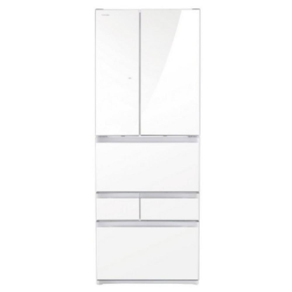 【TOSHIBA 東芝】GR-ZP600TFW(B5) 601公升 極光鏡面六門變頻冰箱 (含基本安裝)