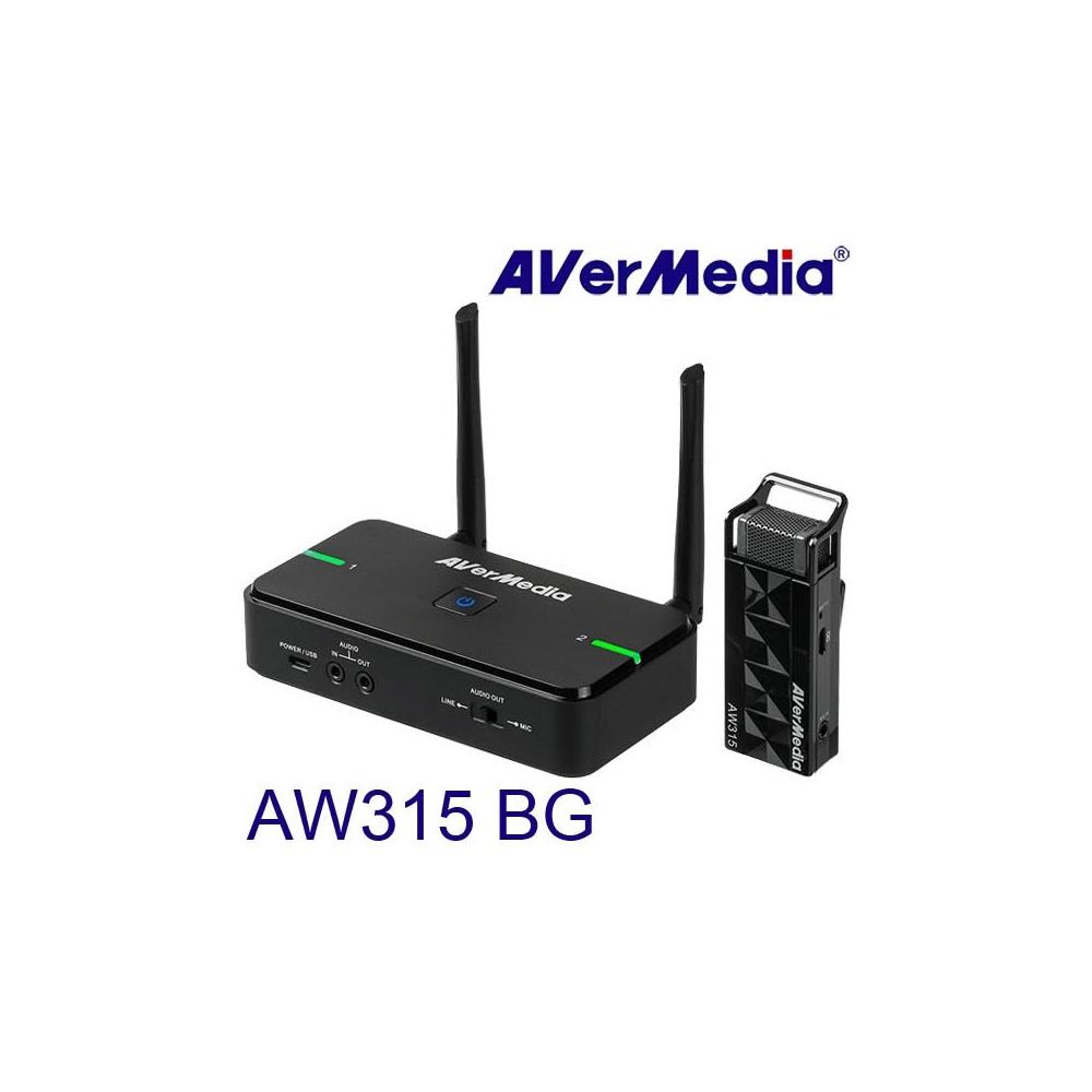 【AVerMedia 圓剛】AW315 BG (單麥克風組) 教學專用無線麥克風