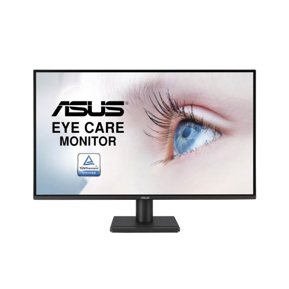 ASUS華碩VA27AQ為一款27型IPS平面螢幕，解析度達2560*1440(2K)，螢幕比例16:9，更新率75Hz，支援Display-port、HDMI與VGA介面，提供清晰畫質與穩定顯示表現，並享有3年保固服務。