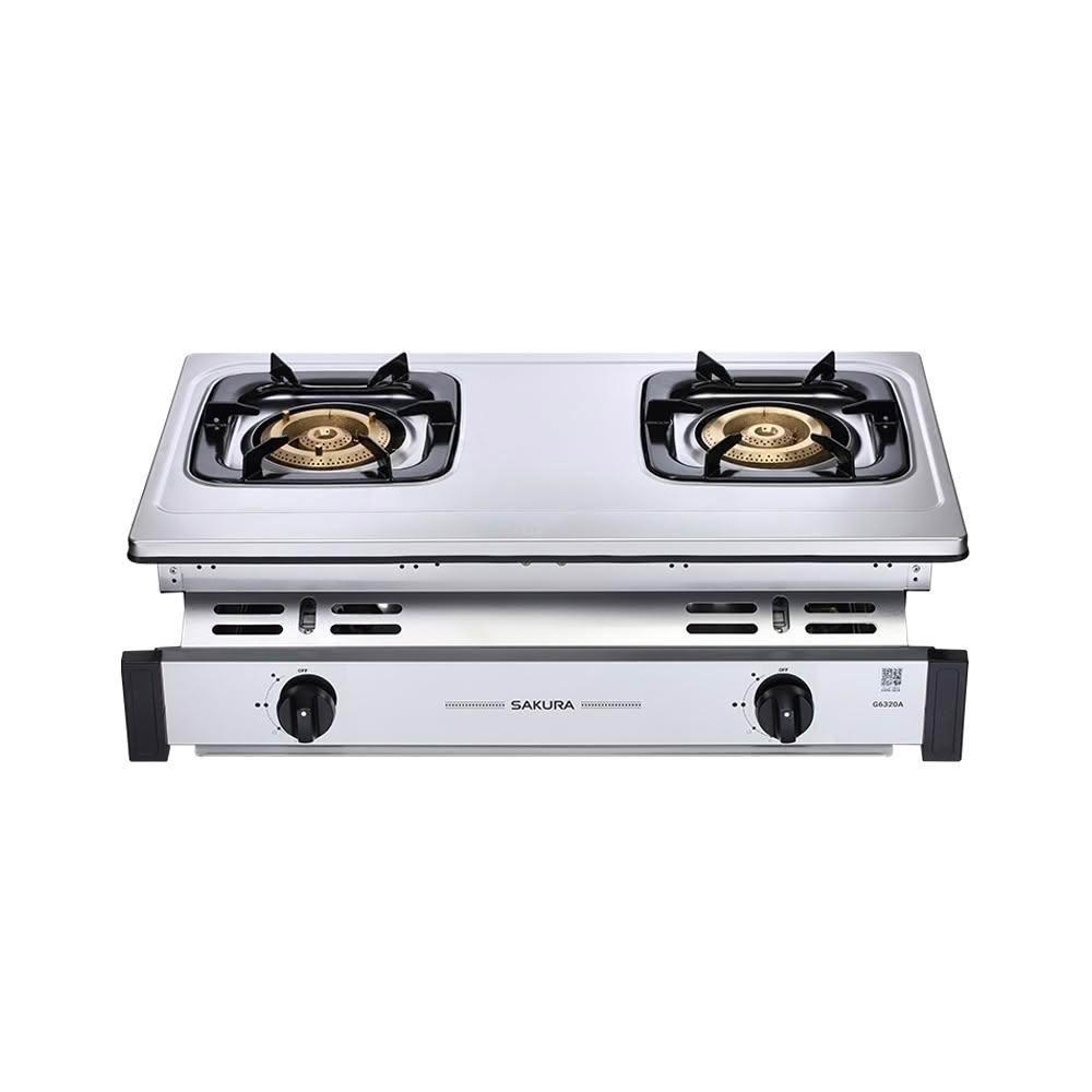 SAKURA櫻花 銅爐頭嵌入爐 G6320A(LPG)