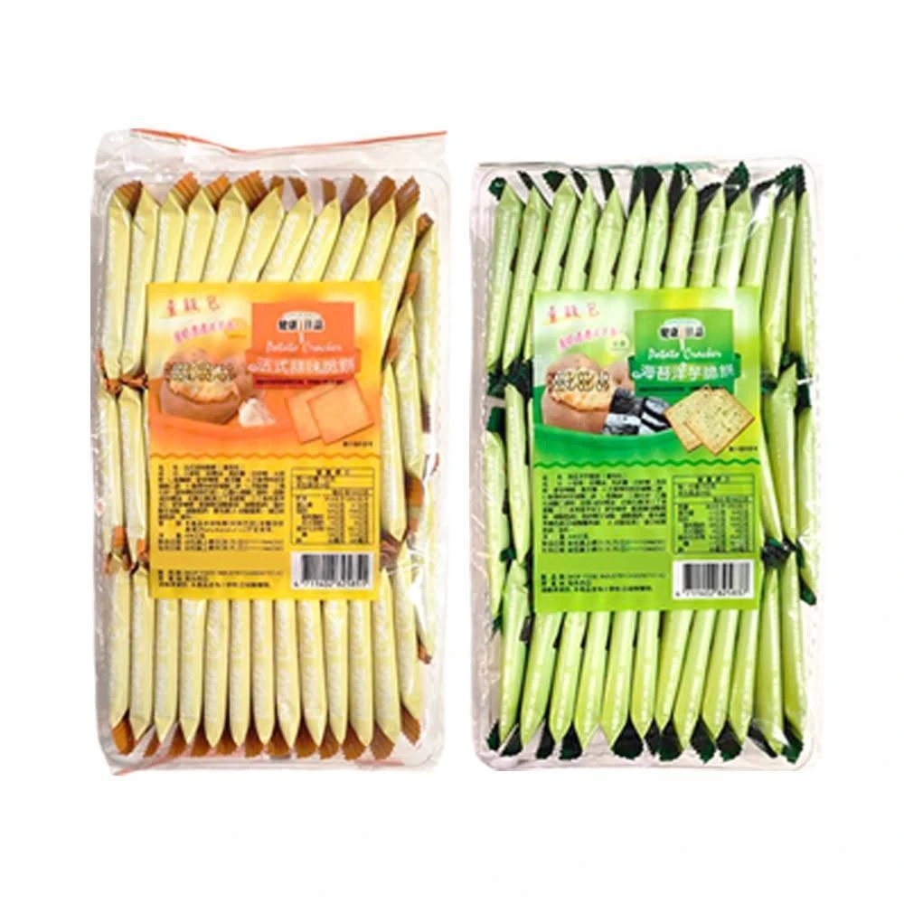 【Health Daily 健康日誌】法式蒜味脆餅 植物五辛素 / 海苔洋芋脆餅 全素 408g 原封包裝