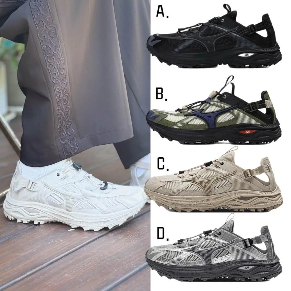 【MIZUNO 美津濃】MIZUNO RACER TRAIL SE 黑 復古 百搭 戶外 運動 美津濃 休閒鞋 運動鞋 D1GH241903