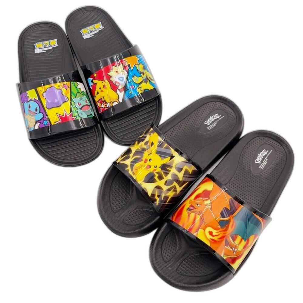 【POKEMON 精靈寶可夢】台灣製精靈寶可夢拖鞋 中大童鞋 童鞋 室內拖鞋 台灣製 寶可夢童鞋 中童鞋 嬰幼鞋 卡通童鞋 男童鞋