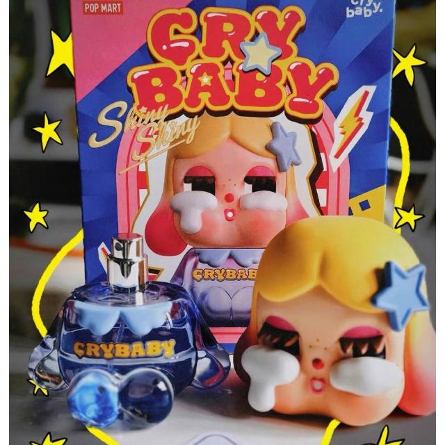 POPMART 泡泡瑪特】CRYBABY SHINY SHINY系列空氣香氛噴霧盲盒公仔哭娃