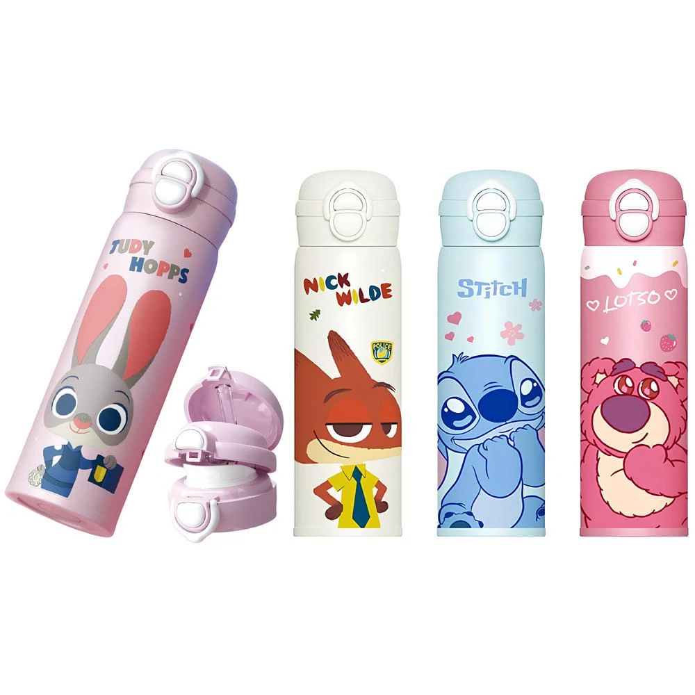 【Disney 迪士尼】樂思雙飲杯 保溫瓶 保溫罐 吸管杯 直飲杯 保溫杯 水壺 水杯 茶杯 不鏽鋼 保冰杯 316不鏽鋼 真空保溫 50#V