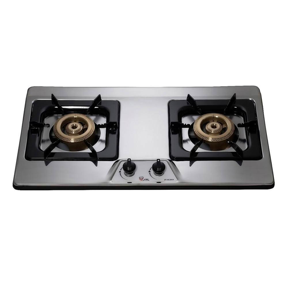 【喜特麗】喜特麗 JTL  JT-GC201S 雙口不鏽鋼檯面爐 檯面爐 (含基本安裝)