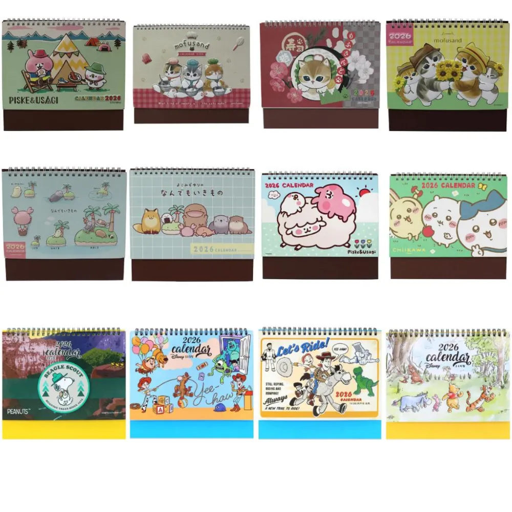 【皮克斯】2026年 日曆 桌曆 年曆 月曆 迪士尼 小熊維尼 史努比 皮克斯 玩具總動員 吉伊卡哇 卡娜赫拉 貓福珊迪 朗萌綺盟