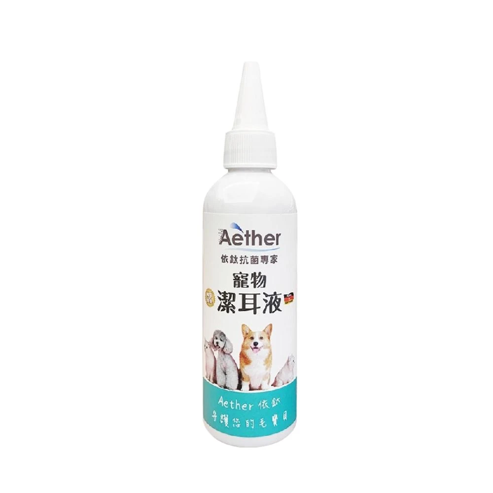 【Aether 依鈦抗菌專家】寵物抗菌潔耳液 100ml (除臭 無色無味 清潔保養 清耳液 狗狗 貓咪)