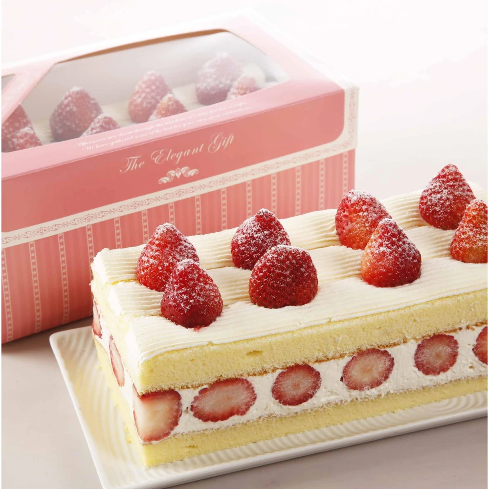 【基隆連珍】草莓戚風蛋糕(2條)