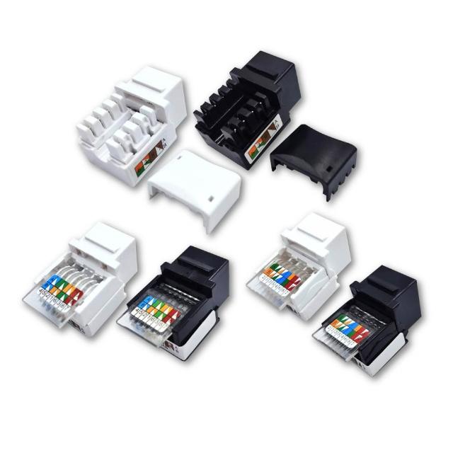 資訊插座｜超五類 六類 模塊 免工具打線模塊 網線接頭 插座 CAT5E CAT6 免打線 打線 網路模塊