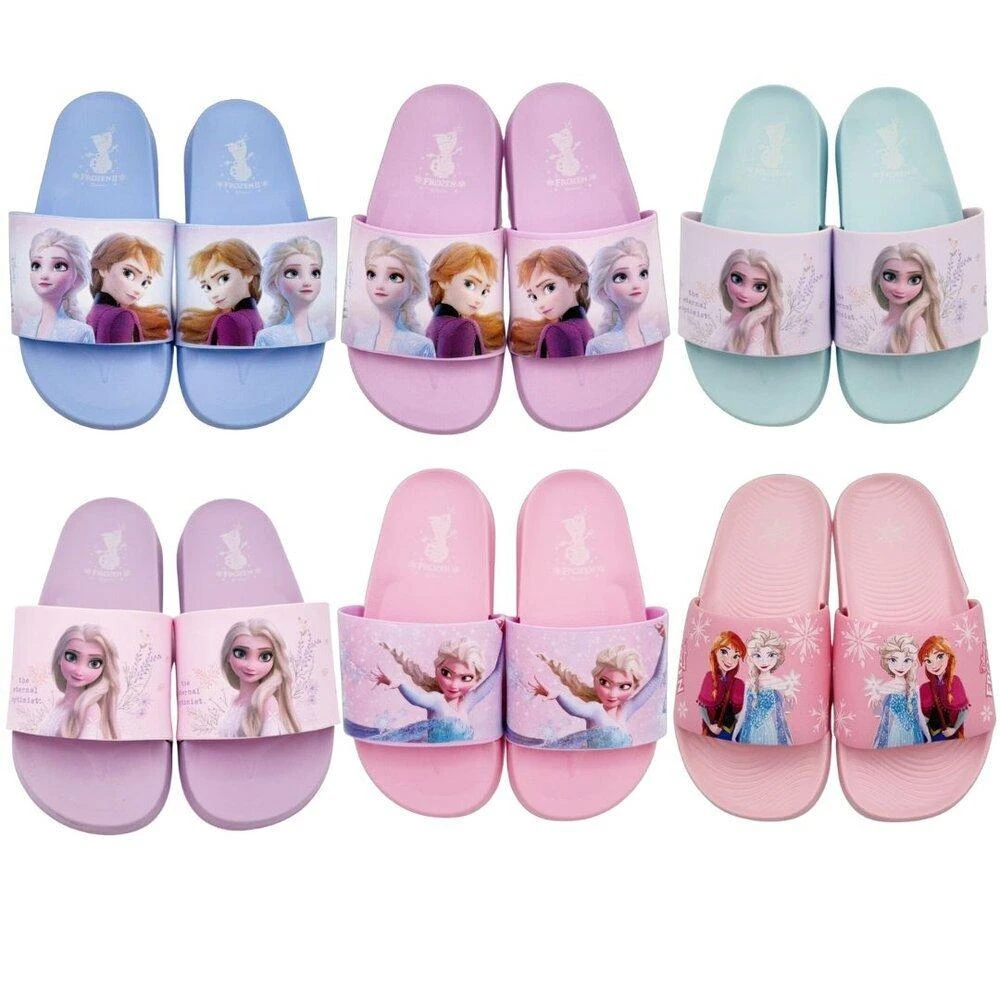 【FROZEN 冰雪奇緣】台灣製冰雪奇緣拖鞋(女童鞋 拖鞋 室內鞋 兒童拖鞋 卡通拖鞋 公主 迪士尼)