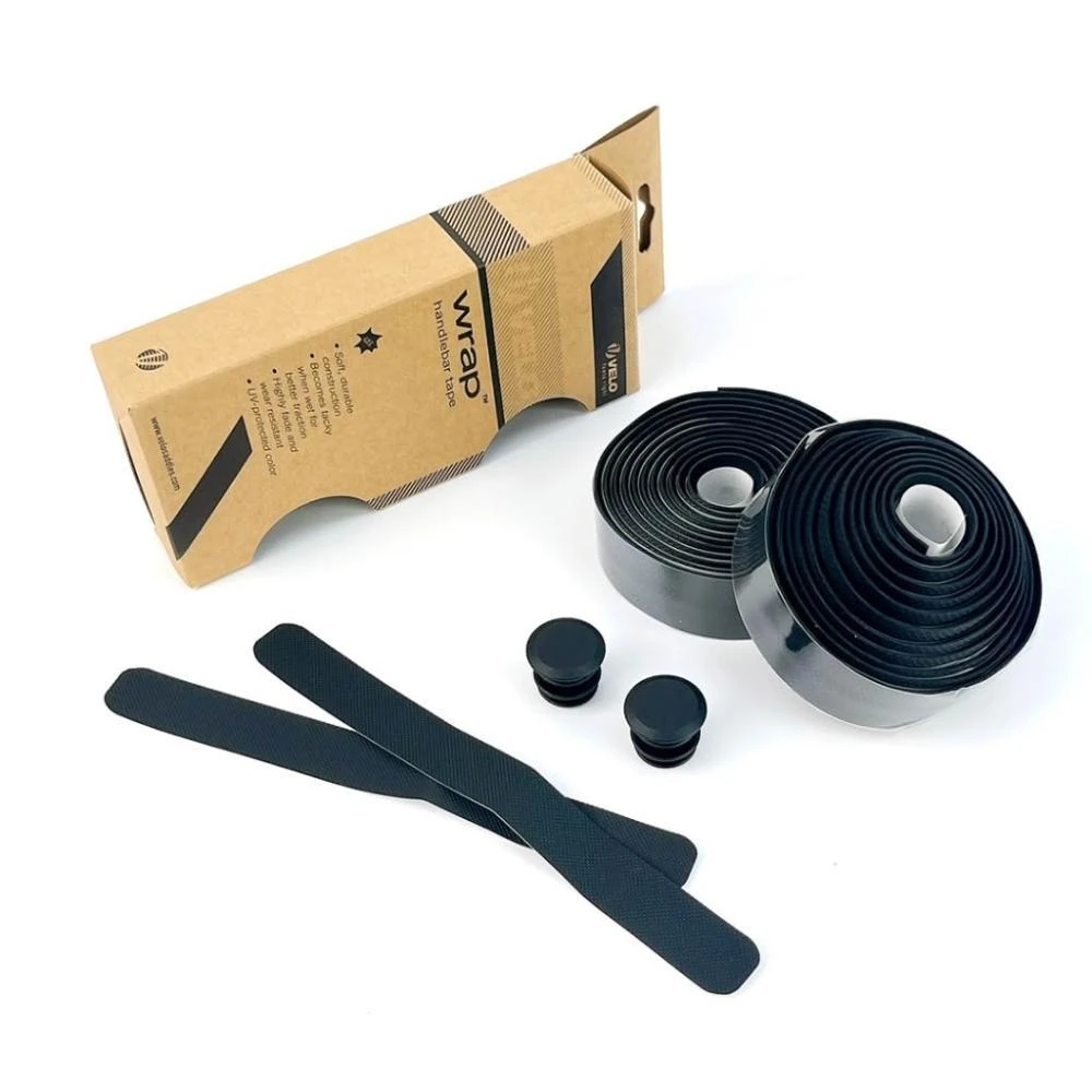 【VELO】VELO wrap PU炫彩紋 車把手帶｜一車份 附尾塞 黑色 吸震 輕量 凝膠止滑 耐髒