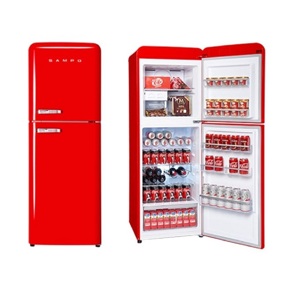 【SAMPO 聲寶】贈 7-11商品卡1500元 210L雙門一級能變頻冰箱 SR-C21D -含基本安裝+舊機回收