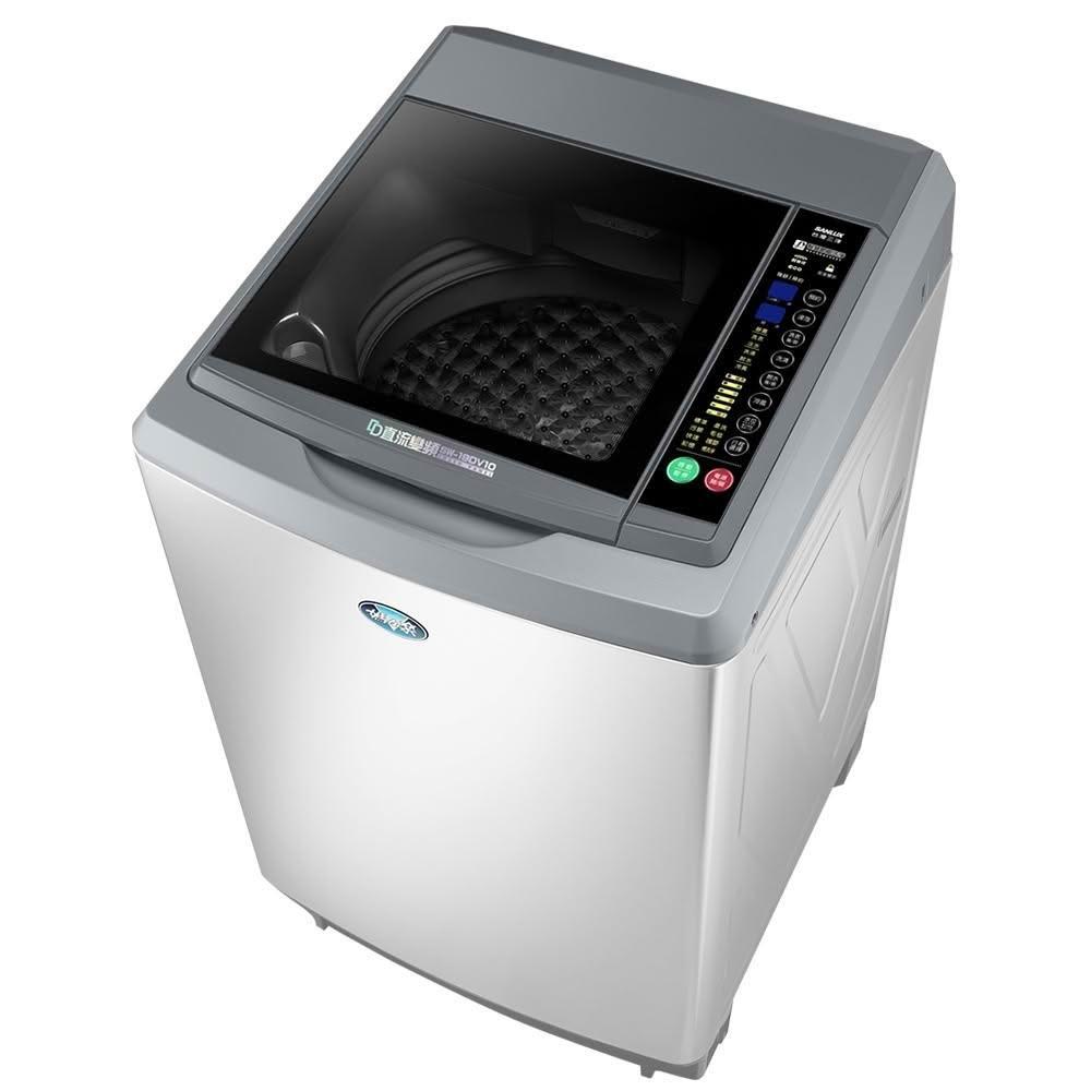 【SANLUX 台灣三洋】18公斤超音波按鍵式變頻直立式洗衣機SW-19DV10(含基本安裝+舊機回收)