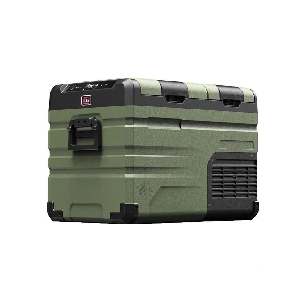 【Juz cool 艾比酷】車載雙槽冰箱MS-35 LG壓縮機 冰箱 加購鋰電池 露營 逐露天下