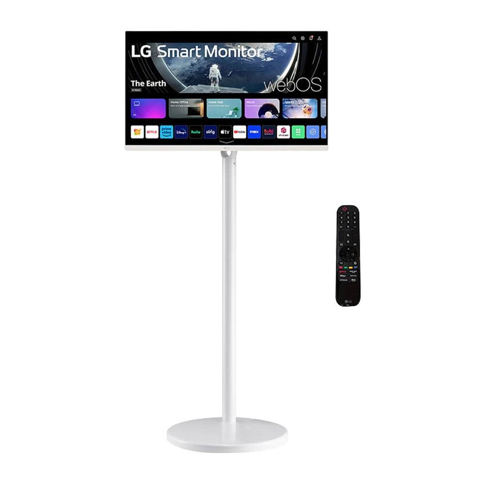 【LG 樂金】HoMIE Lite 27U511SA-W 智慧聯網螢幕 +移動式支架組合 27型/FHD/AirPlay2