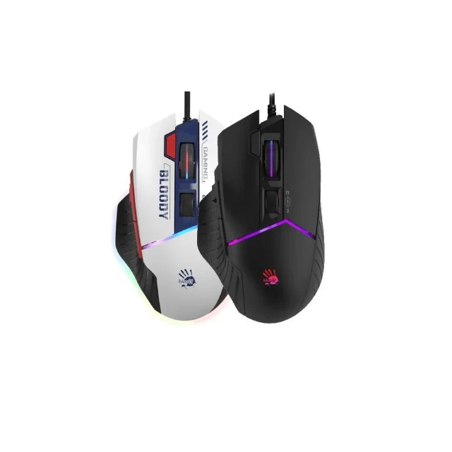 【A4 Bloody 雙飛燕】W95 MAX 光微動威力三槍RGB調校電競滑鼠 