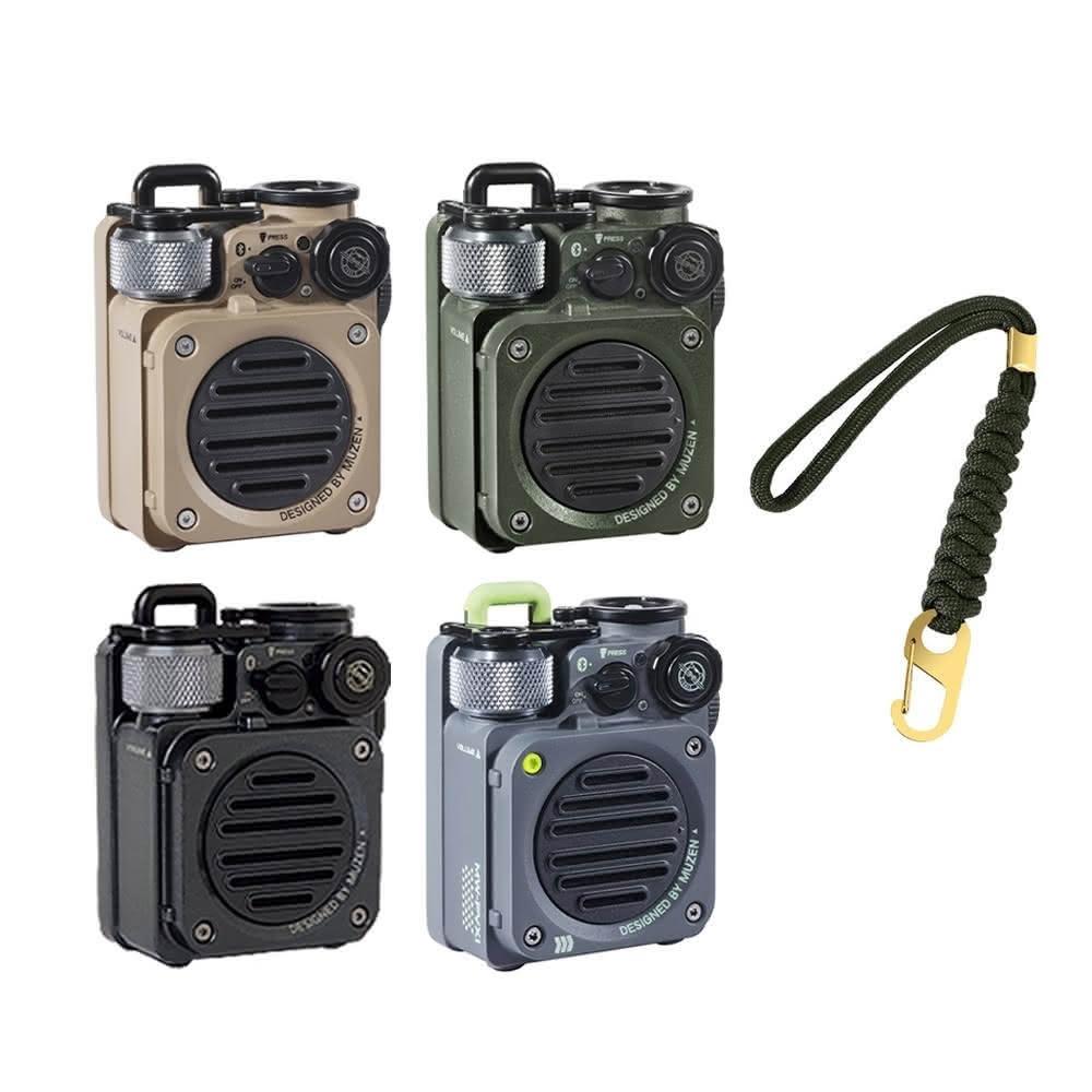 【MUZEN】Wild Mini 戶外越野防水藍牙喇叭＋多功能掛繩