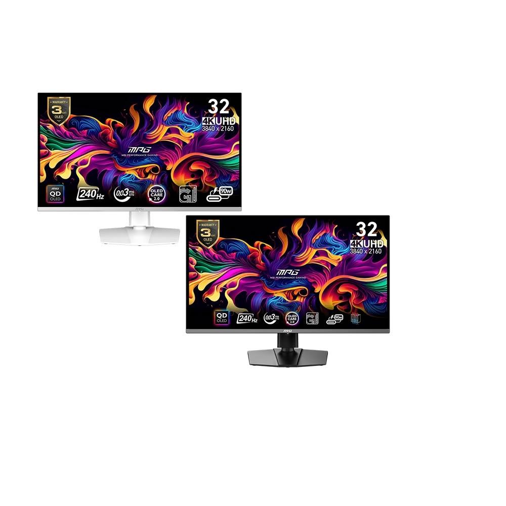 【MSI 微星】MSI 微星 MPG 321URX QD-OLED 電競螢幕 32吋 UHD 240Hz 0.03ms 遊戲螢幕
