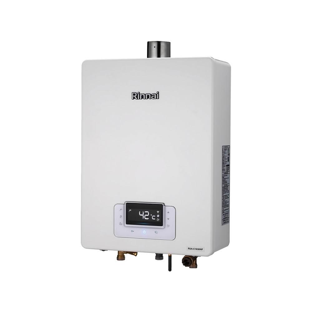 【林內】《林內Rinnai》RUA-C1630WF 屋內型16L強制排氣熱水器 無線遙控器 精準控溫系列(含基本安裝 限中彰投)