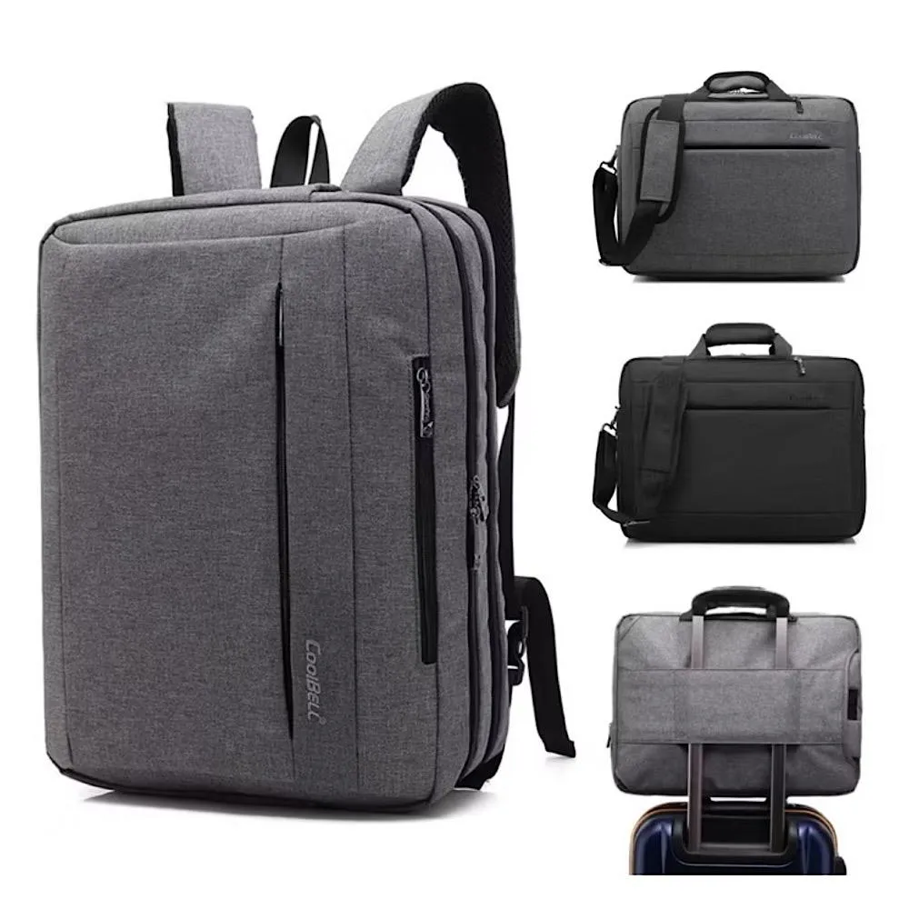 【CoolBell】商務三用電腦後背包 筆電後背包 筆電包 電腦後背包 (CB-5501)