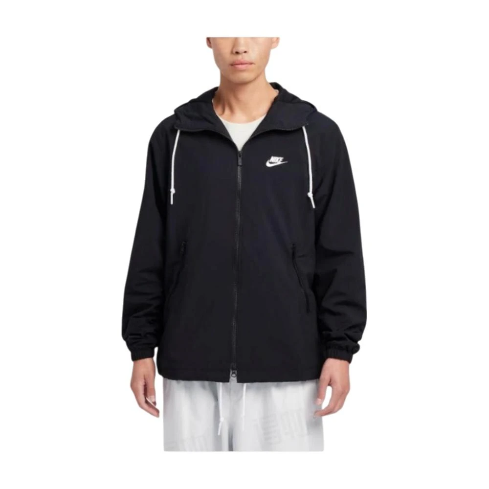 【NIKE 耐吉】❗1111出清❗NIKE 男款 工裝夾克 黑色 內裡網格 防風外套 FB7398-010