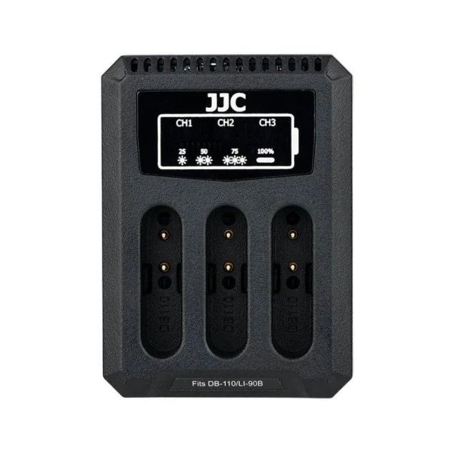 【JJC】相機電池充電器 理光 GR3 GR3X DB110 DB-110 OLYMPUS LI-90B Type C