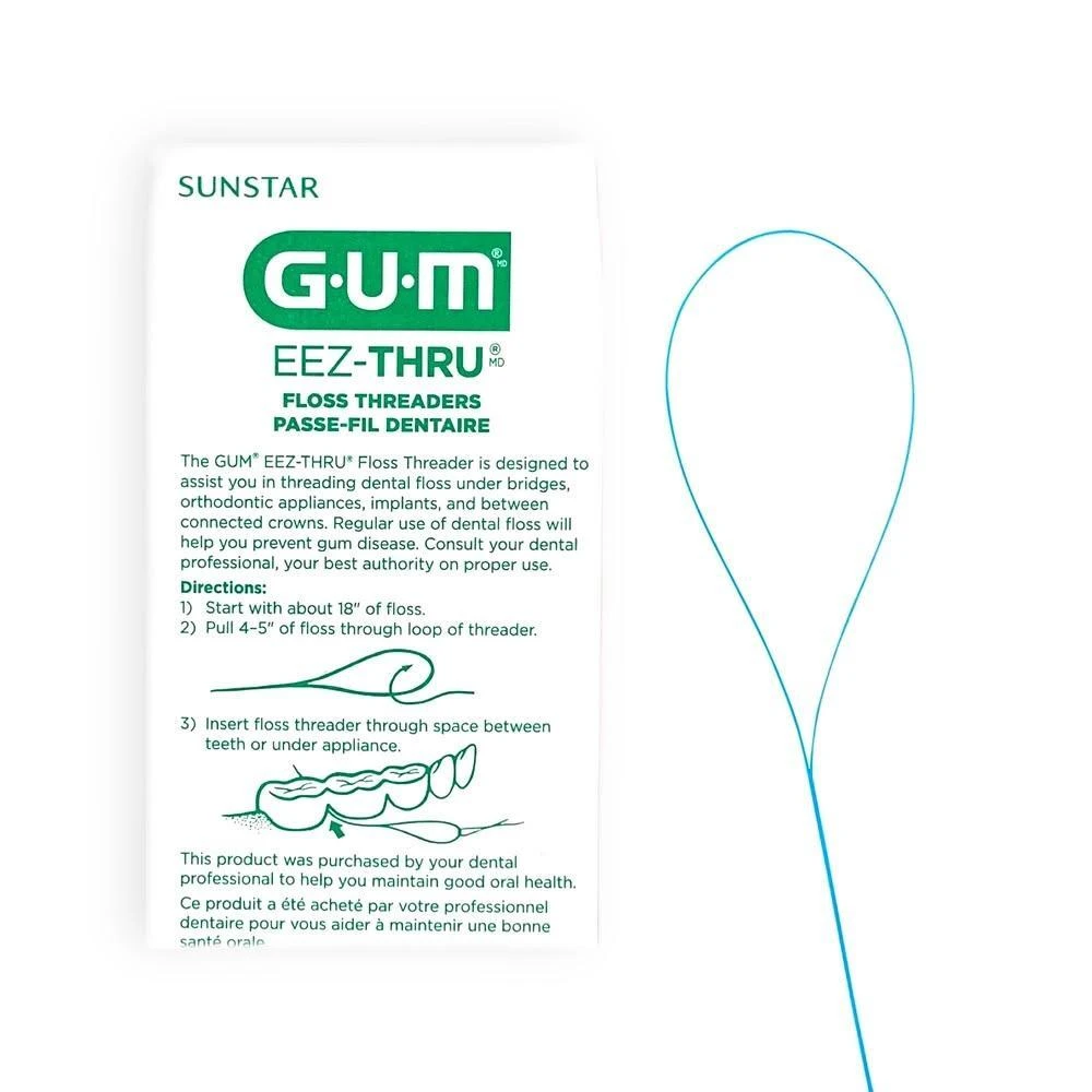 【G.U.M】GUM 牙線穿引器 牙齒矯正用 牙橋用 SUNSTAR 牙線穿引線 牙橋穿引線 G.U.M 穿引線