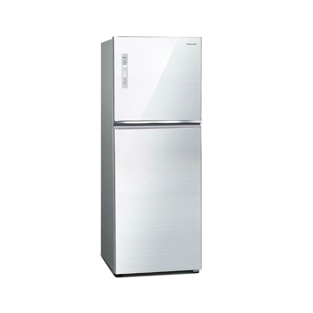 【Panasonic 國際牌】NR-B493TG-W 498公升 雙門變頻玻璃冰箱-翡翠白