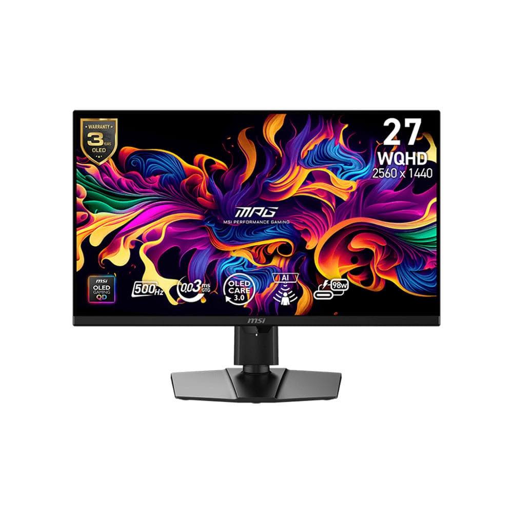 【MSI 微星】MPG 271QR QD-OLED X50 電競螢幕 27型 2K OLED/500Hz/0.03ms/AI智慧感測器