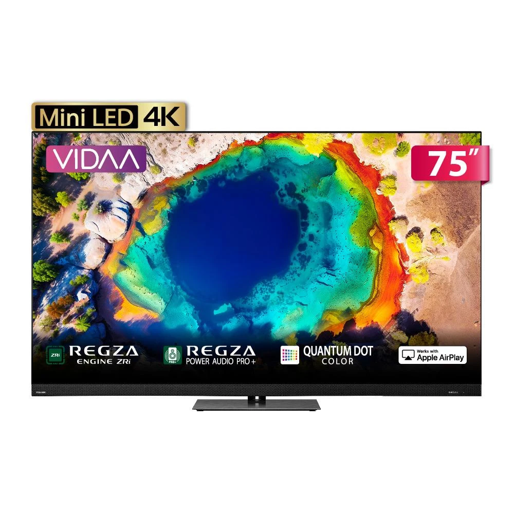 【TOSHIBA 東芝】75Z870NP 75吋 144Hz MiniLED 顯示器｜含基本安裝