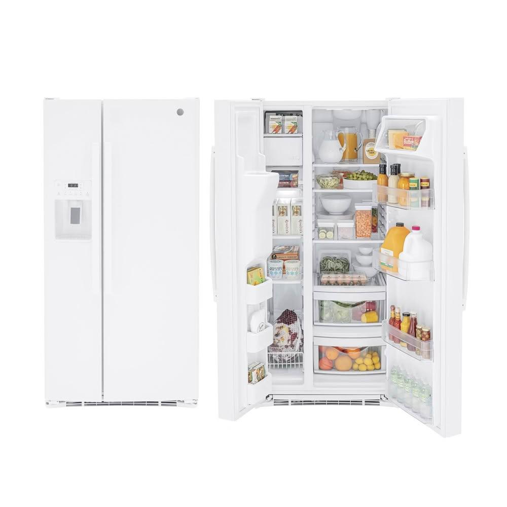 【GE 奇異】 ( GSS25GGPWW ) 733公升 大容量對開門冰箱 -純白