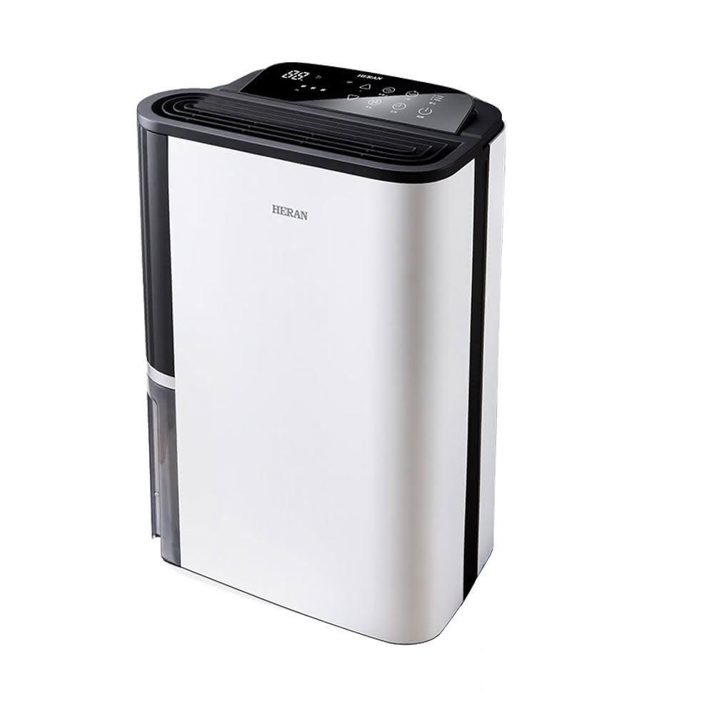 HERAN禾聯 HDH-24DY03W HERAN禾聯 HDH-24DY03W 除濕機,適用11-15坪空間,具抑菌濾網及B式除濕方式,每日除濕量10-12L。水箱容量4.1L~5L,支援連續排水及接排水管。特殊功能包括濕度設定除濕、定時、Smart APP智慧遙控、衣物乾燥及除臭。定頻馬達,消耗電功率205W,能源效率第一級,適用室溫5~35℃。機身尺寸376x562x232mm,機體重量14.6kg,電源110V,保固1年,BSMI許可字號R41208。