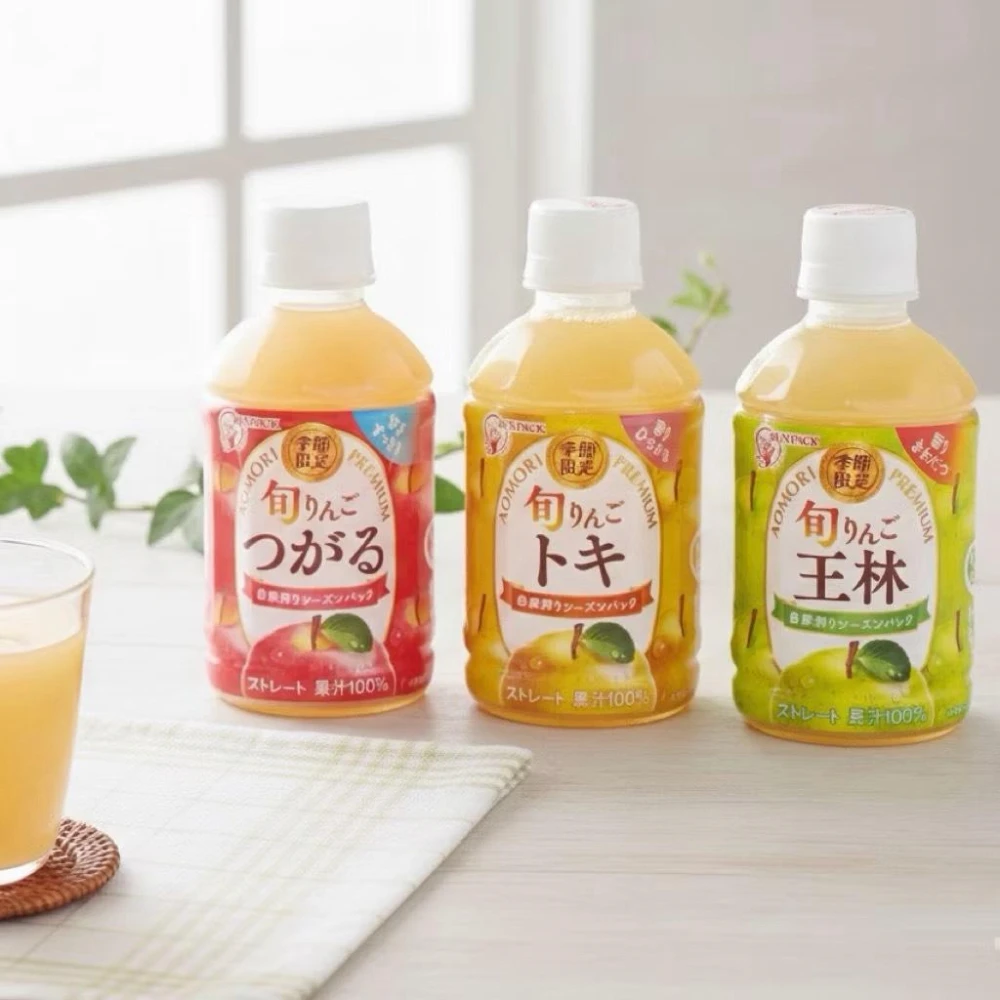 日本 果園 期間限定 青森蘋果汁280ml 蘋果汁 日本蘋果汁 青森蘋果 即飲果汁