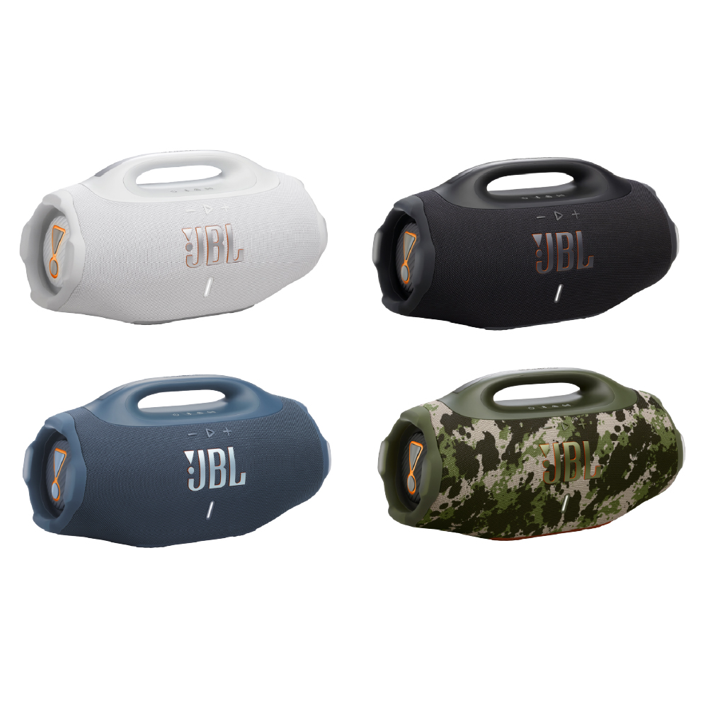 【JBL】BOOMBOX 4 可攜型防水藍牙喇叭 | 最高續航34小時 (英大公司貨)
