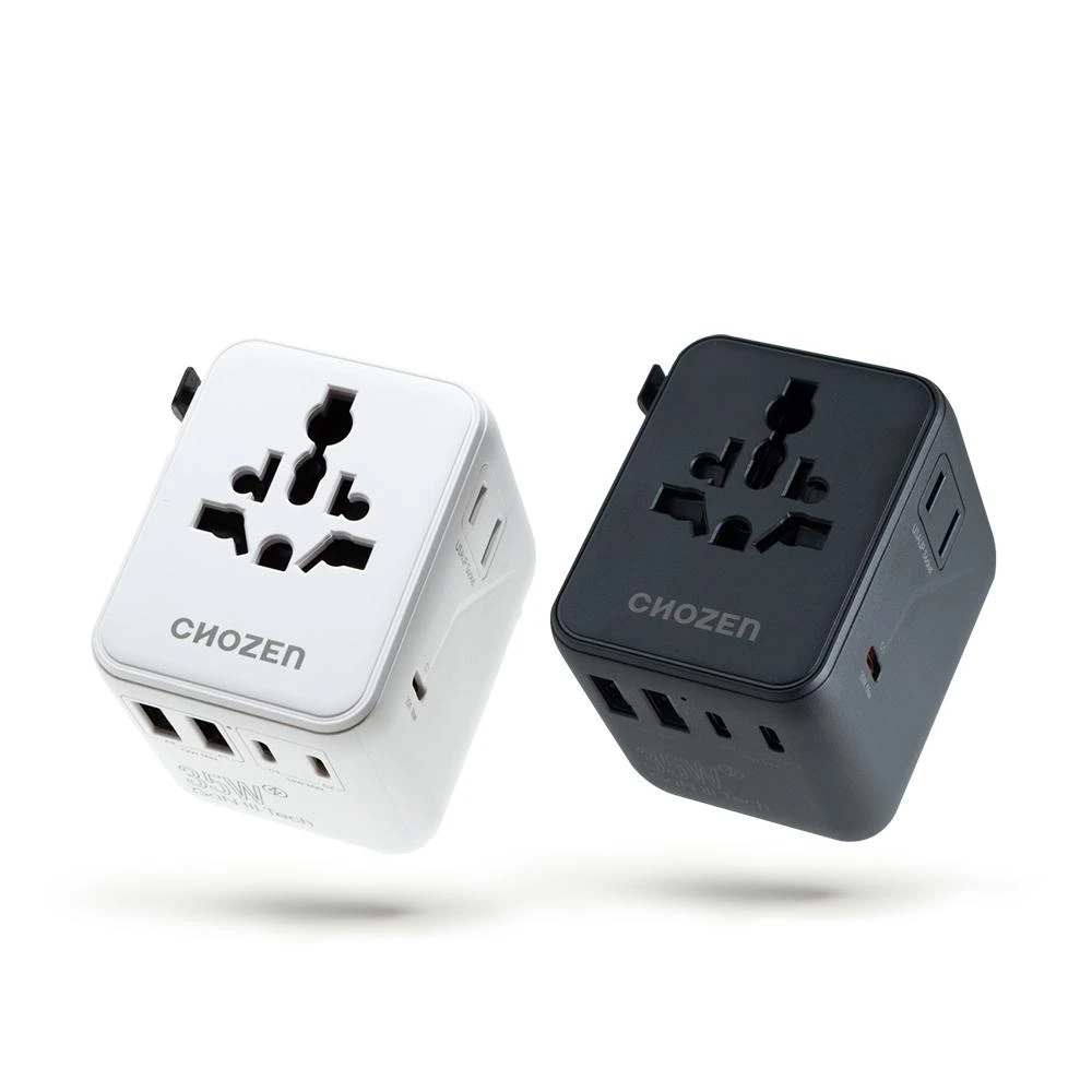【CHOZEN】35W 氮化鎵 GaN PD 快充萬國插座｜旅行充電器 全球通用轉接頭TA35