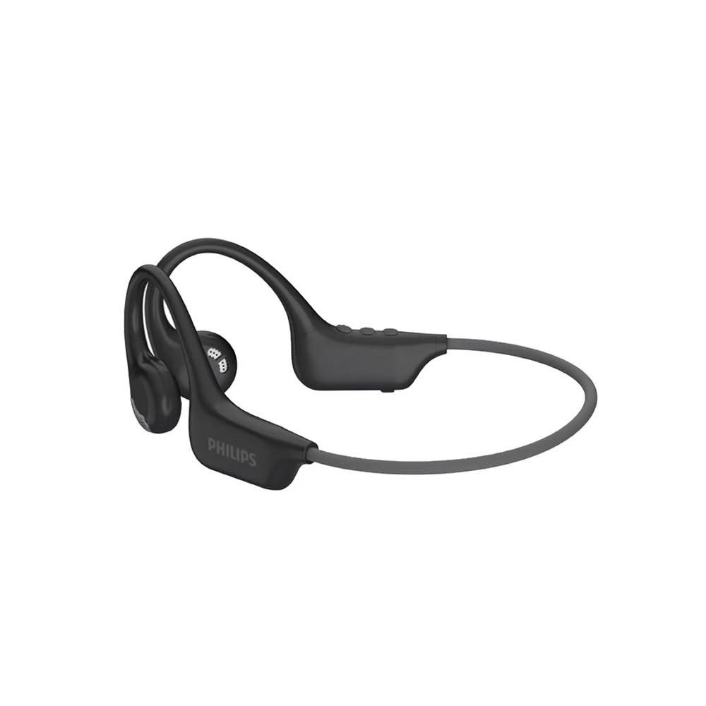 【Philips 飛利浦】TAA1708BK 氣傳導開放式運動耳掛藍牙耳機 黑色