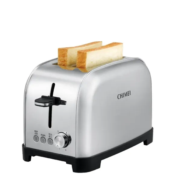 【CHIMEI 奇美】CHIMEI 奇美 EV-02D1TK 不銹鋼烤麵包機 烤吐司機 安全斷電