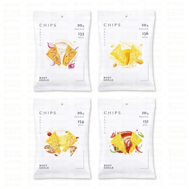 【愛Phone】Body Goals 高蛋白脆片 非油炸 健康零食 酸奶洋蔥 奶香起司 義式披薩 墨西哥紅椒 餅乾