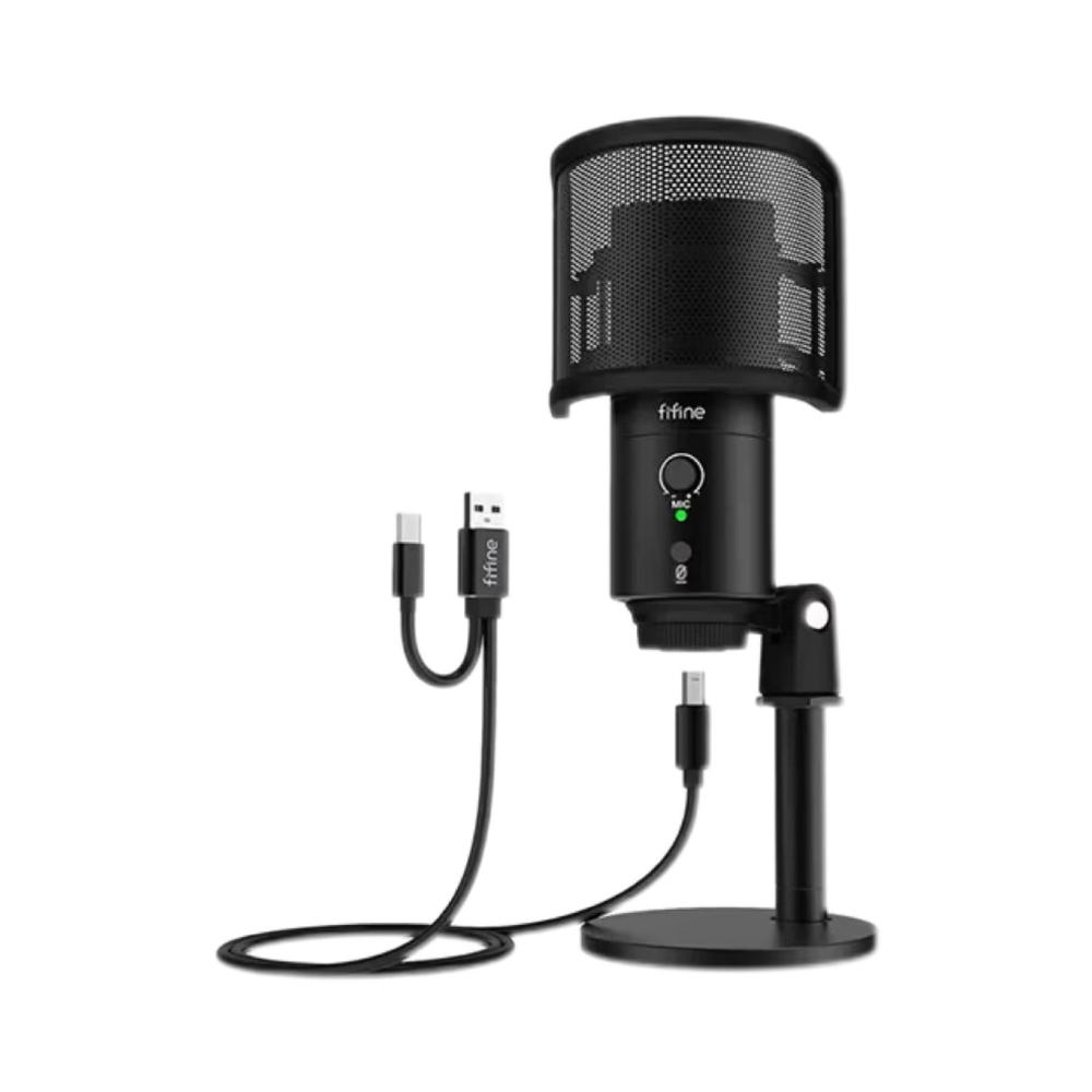 【FIFINE】K683B USB心型指向電容式麥克風 麥克風 電容式 桌上麥克風 直播 遊戲 會議 Leo里歐
