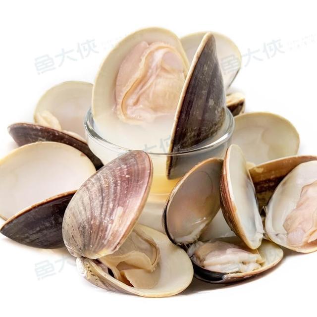 【魚大俠】熟凍-巨蛤蠣/文蛤(7~10顆/500g/包)#帶殼蛤蜊-1H3B 魚大俠 BC077