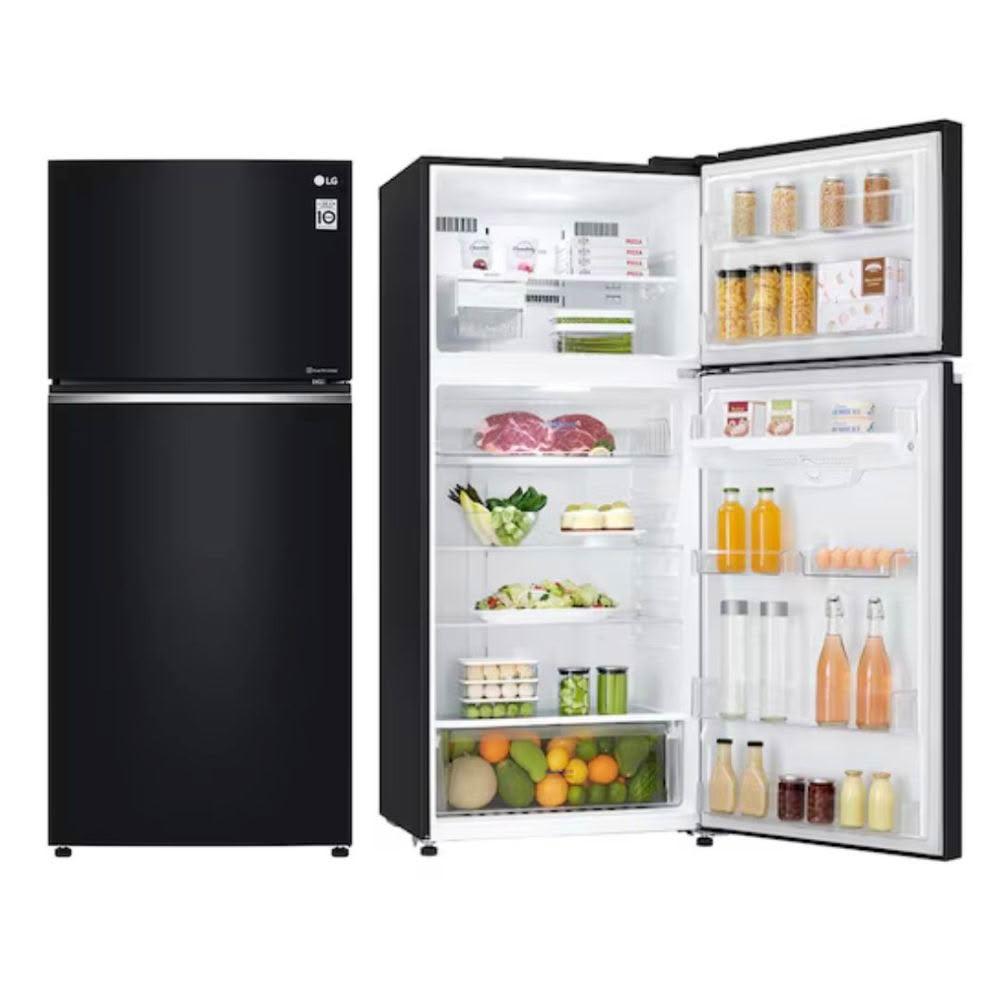 【LG 樂金】GN-HL567GBN 525公升 一級能效 智慧變頻雙門冰箱 鏡面曜石黑