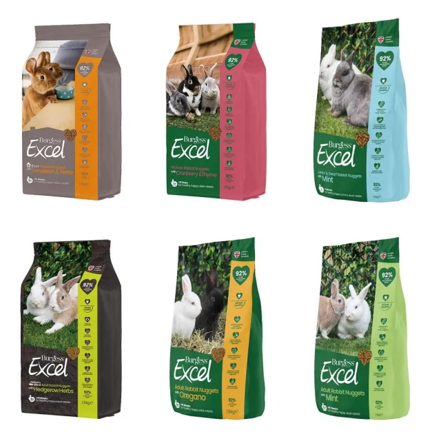 【Burgess 伯爵】伯爵 Excel 成兔專用飼料(/幼兔飼料/老兔飼料 兔飼料 伯爵兔飼料)