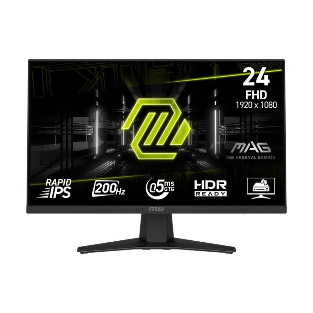 【MSI 微星】MSI MAG 244F 電競螢幕 (24型/DP/HDMI/Rapid IPS/0.5ms/200Hz)